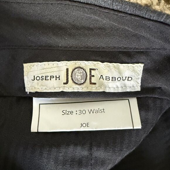 Joseph Abboud Wool Dress Pants Gray Flat Front Size 30 Regular EUC - Picture 5 of 6
